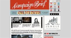 Desktop Screenshot of campaignbrief.com